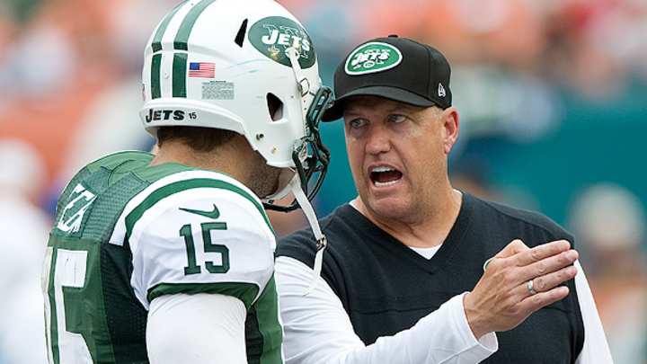 Jets coach Rex Ryan takes shot at Tim Tebow when talking about WR Eric Decker