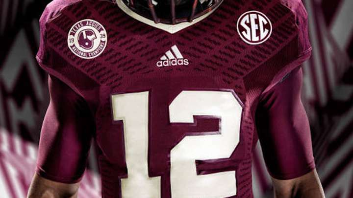 Texas A&M unveils 1939 throwback uniforms Texas A&M unveils 1939 throwback uniforms