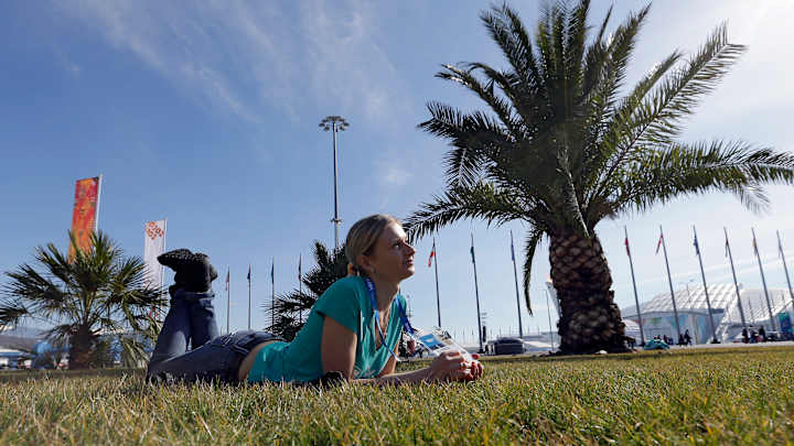 Life's a beach at the Winter Olympics