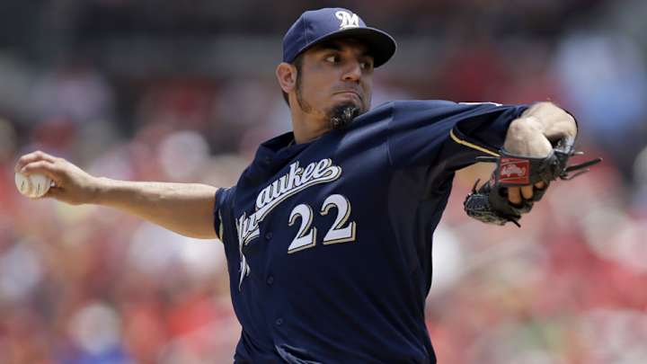 Brewers suffer big blow in loss of Matt Garza to oblique strain Brewers suffer big blow in loss of Matt Garza to oblique strain