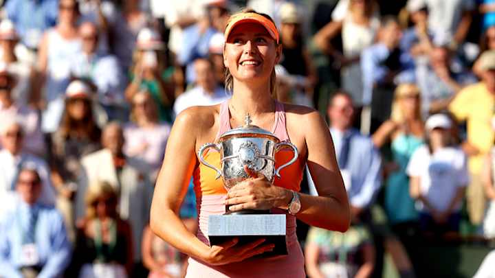 Sharapova bests Halep in a classic French Open women's final