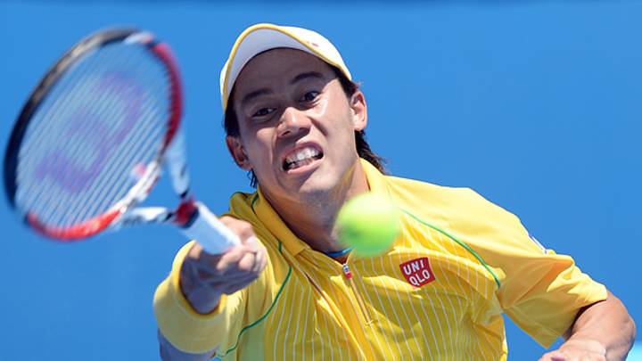 Video: Amid brutal five-set match, Kei Nishikori smacks incredible forehand