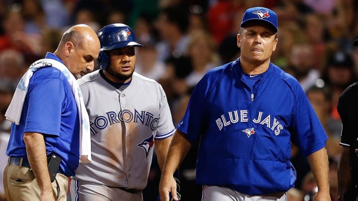 Blue Jays LF Melky Cabrera out for season with broken pinkie