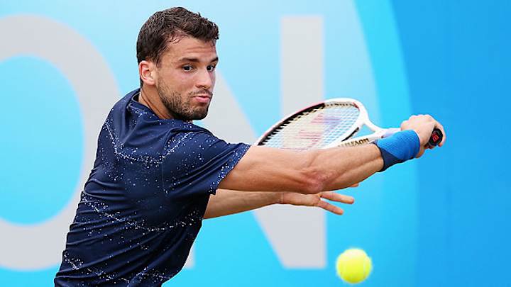 Dimitrov upsets top-seeded Wawrinka to reach final at Queen's Club