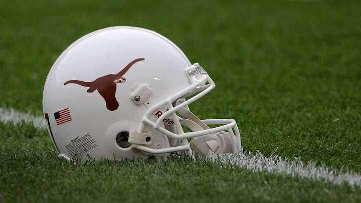 Charlie Strong takes Longhorns logo off Texas football helmets
