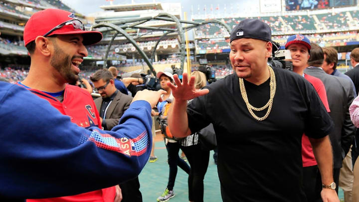 Adrian Peterson's ugly at-bat and Fat Joe's baserunning are the highlights of the celebrity softball game Adrian Peterson's ugly at-bat and Fat Joe's baserunning are the highlights of the celebrity softball game