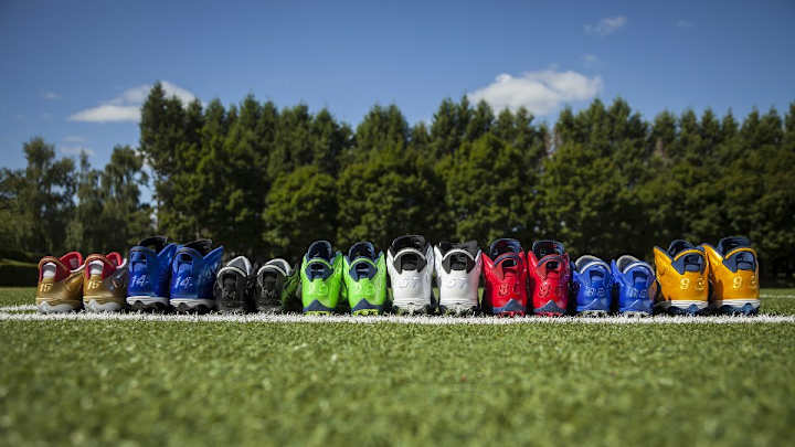 Check out the Air Jordan cleats worn by football players this weekend Check out the Air Jordan cleats worn by football players this weekend