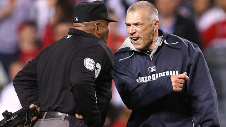 Umpire Laz Diaz raises Joe Girardi's ire with unprofessional behavior Umpire Laz Diaz raises Joe Girardi's ire with unprofessional behavior
