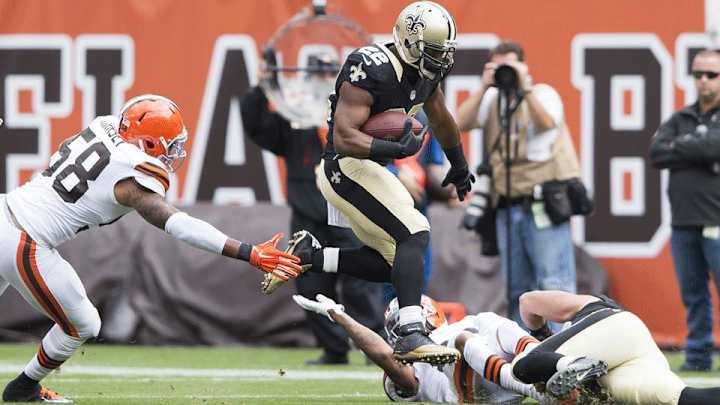 Saints RB Khiry Robinson, RB Pierre Thomas out against 49ers