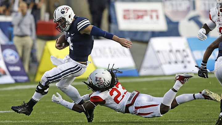 Three and Out: Taysom Hill, No. 25 BYU stave off Houston's upset bid Three and Out: Taysom Hill, No. 25 BYU stave off Houston's upset bid