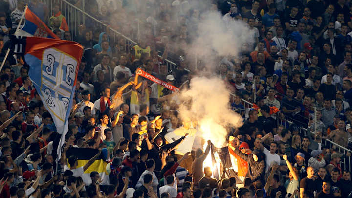 UEFA punishes Serbia, Albania after Euro 2016 qualifier violence UEFA punishes Serbia, Albania after Euro 2016 qualifier violence