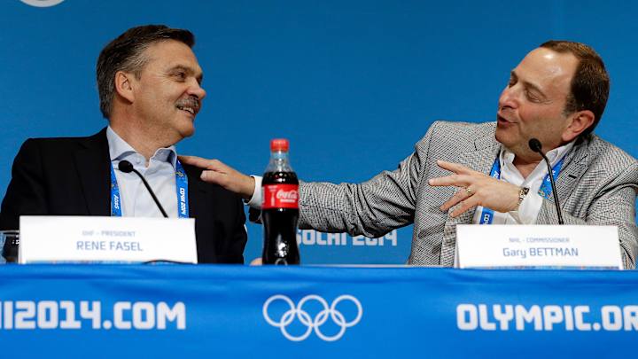 NHL won't discuss 2018 Winter Games while in Sochi NHL won't discuss 2018 Winter Games while in Sochi