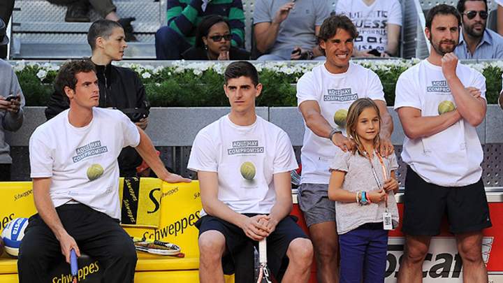 Photos: Serena, Nadal and Murray participate in Madrid charity exhibition