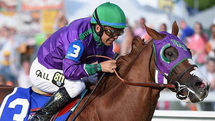 California Chrome's Triple Crown bid threatened by nasal strip