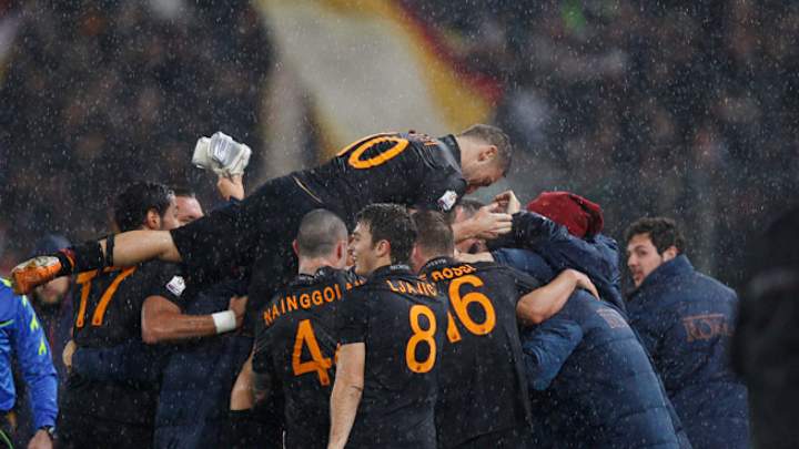 Gervinho double lifts Roma over Napoli in Coppa Italia semi 1st leg