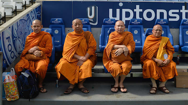 Leicester City flies in Buddhist monks to bless team before win over Man U