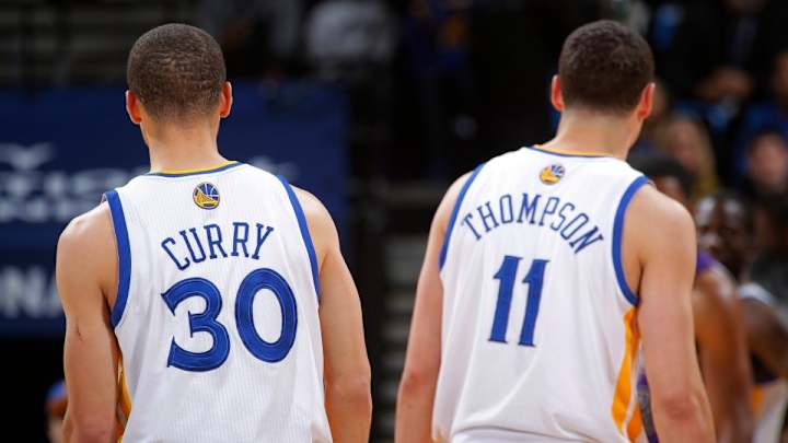 Klay Thompson tells a stranger his name is Stephen Curry Klay Thompson tells a stranger his name is Stephen Curry