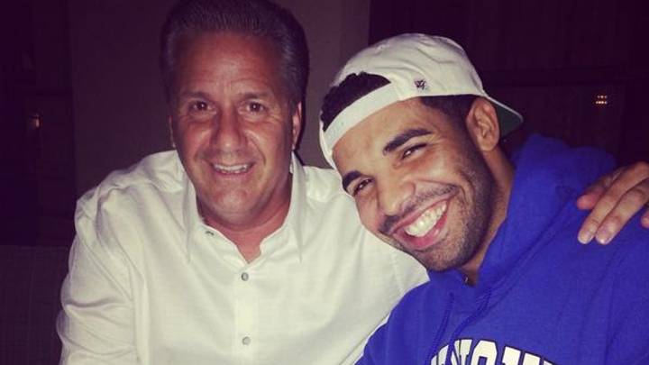 Drake and Kentucky coach John Calipari had dinner