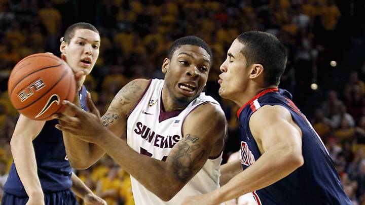 Jermaine Marshall anchors Arizona State's upset of No. 2 Arizona in double OT Jermaine Marshall anchors Arizona State's upset of No. 2 Arizona in double OT