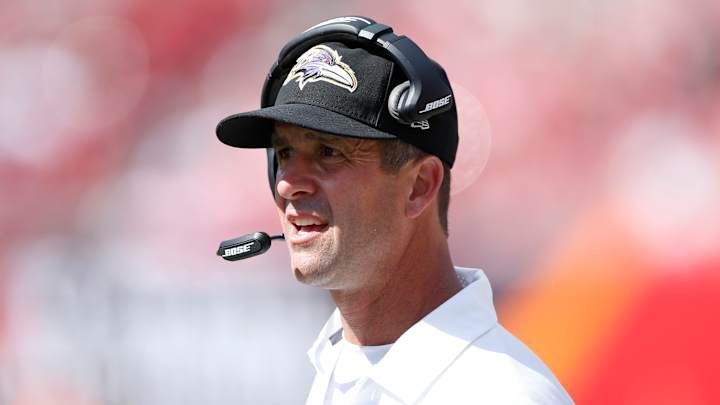 CBS apologizes for airing Ravens' John Harbaugh ripping the Steelers