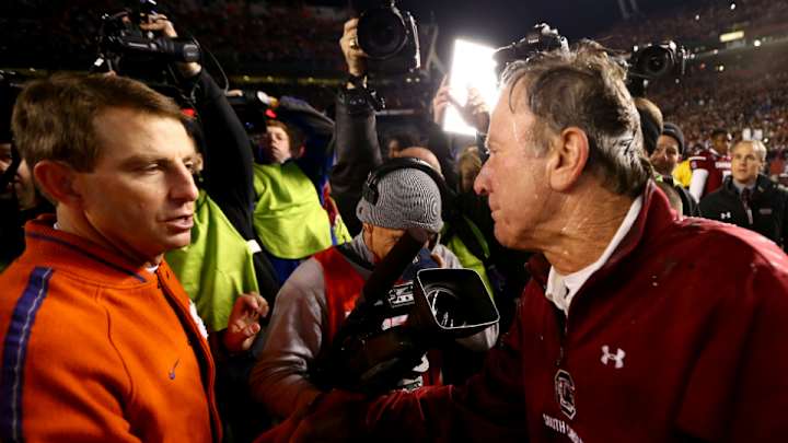South Carolina's Steve Spurrier jabs Clemson's Dabo Swinney