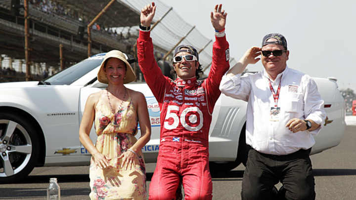 Dario Franchitti at peace roaming Indy Speedway as spectator