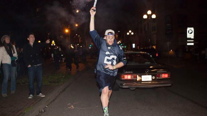 Gallery: Seahawks Fans Run Wild on Seattle