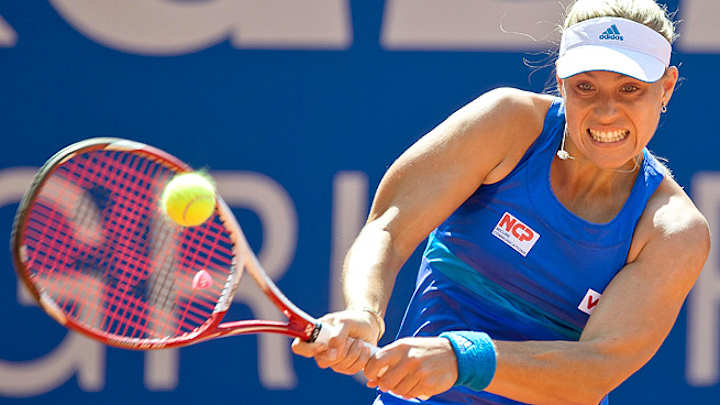 Top-seeded Angelique Kerber easily advances at Nuremberg Cup