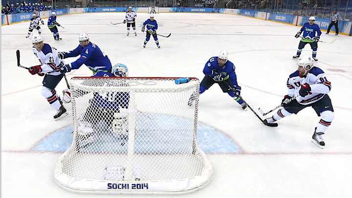 Phil Kessel hangs hat trick on Slovenia in Team USA's 5-1 rout Phil Kessel hangs hat trick on Slovenia in Team USA's 5-1 rout