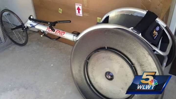 World's biggest jerk steals Paralympian's racing wheelchair from hospital World's biggest jerk steals Paralympian's racing wheelchair from hospital