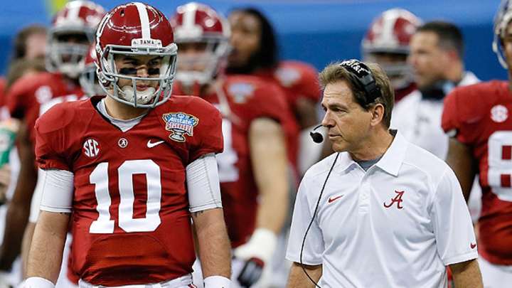 Nick Saban says he's surprised by negative reports surrounding AJ McCarron