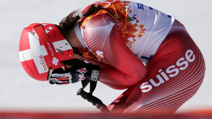 Swiss skier Gisin leads women's downhill training Swiss skier Gisin leads women's downhill training