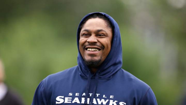 Remain calm, all is well: Marshawn Lynch arrives at Seahawks minicamp Remain calm, all is well: Marshawn Lynch arrives at Seahawks minicamp