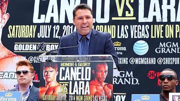 Oscar De La Hoya is trying to solve Golden Boy Promotions issues