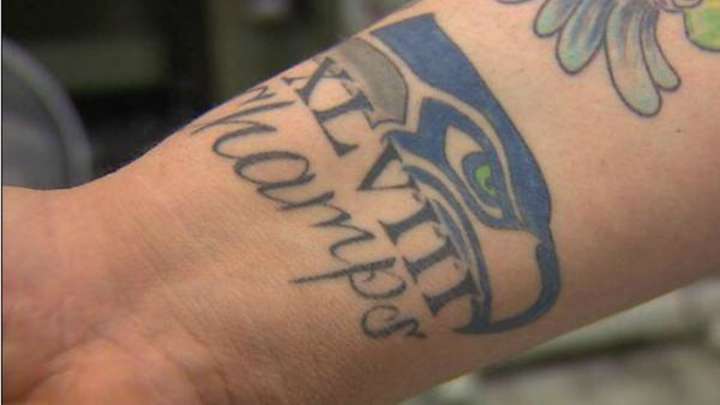 Seahawks Fan Got a Super Bowl Champs Tattoo Before The Season