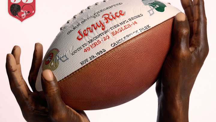 Mold of Jerry Rice’s Hands