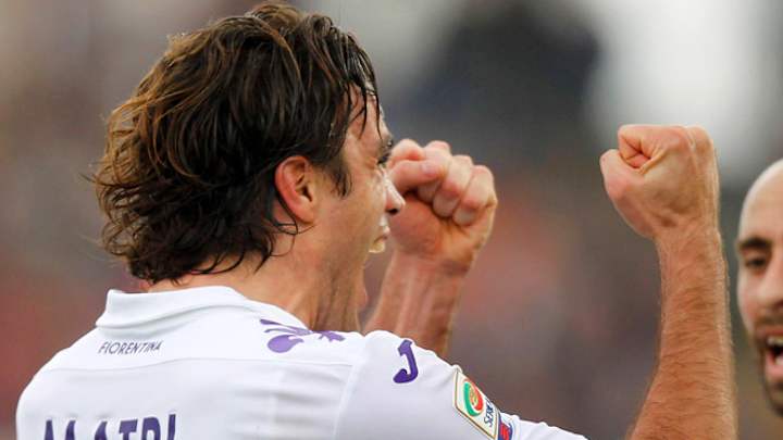 Alessandro Matri scores twice as Fiorentina shuts out Catania