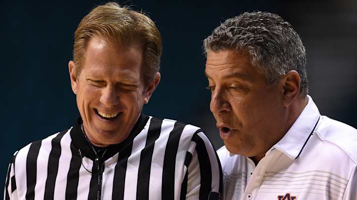 Referee Rick Crawford all right after being elbowed in head Saturday Referee Rick Crawford all right after being elbowed in head Saturday