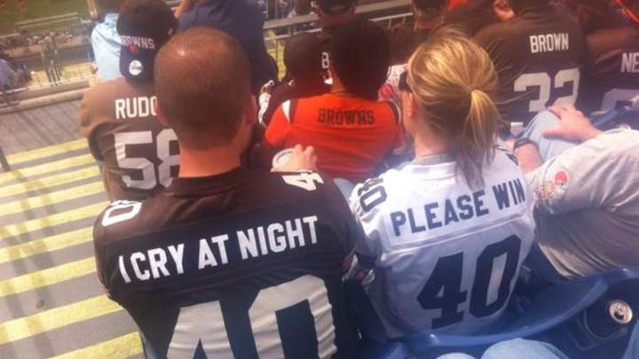 These Cleveland Browns jerseys are really sad