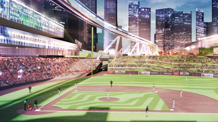 Introducing Populous' Living Park, an exclusive baseball stadium for the future Introducing Populous' Living Park, an exclusive baseball stadium for the future