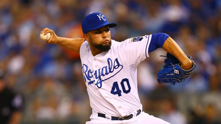 Royals pitcher Kelvin Herrera will undergo MRI today