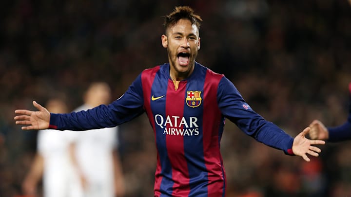 Messi, Neymar, Suarez score; Barca tops PSG in Champions League group
