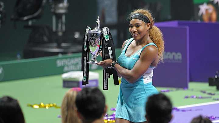 Serena Williams avenges loss to Simona Halep to win the WTA Finals Serena Williams avenges loss to Simona Halep to win the WTA Finals