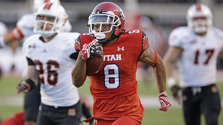 Utah receiver strikes Heisman pose after punt return TD at Michigan