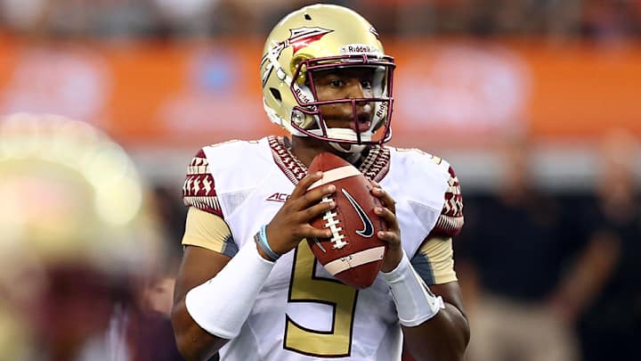 Report: FSU's Jameis Winston to be on sidelines against Clemson