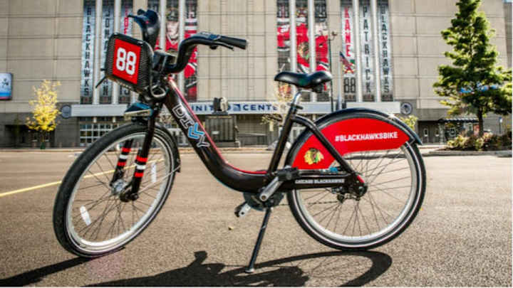 Blackhawks are taking over Chicago's bike share program Blackhawks are taking over Chicago's bike share program