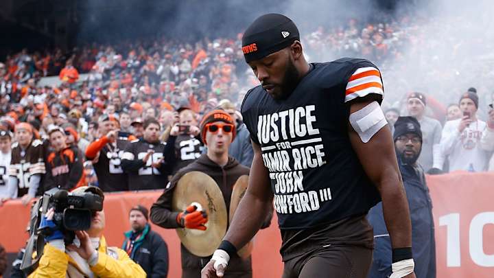 Browns' Andrew Hawkins explains why he wore Tamir Rice shirt