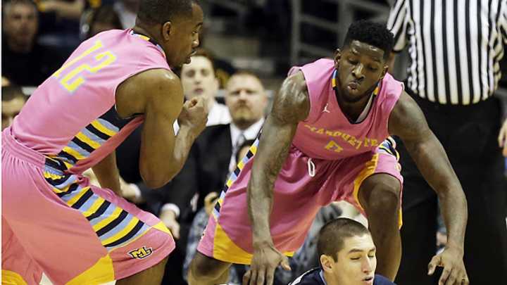 No. 4 Villanova escapes with a 94-85 win over Marquette; mid-afternoon games No. 4 Villanova escapes with a 94-85 win over Marquette; mid-afternoon games