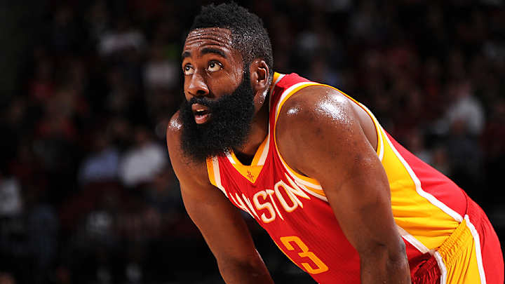 Video: James Harden throws down poster dunk over Aron Baynes