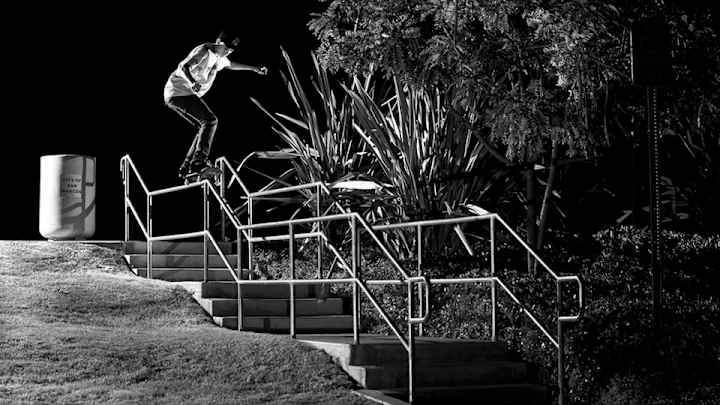 Nyjah Huston looks for skateboarding sweep at SLS Super Crown